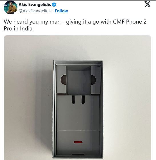 هند در کانون توجه Nothing: CMF Phone 2 Pro با شارژر درون جعبه میآید
