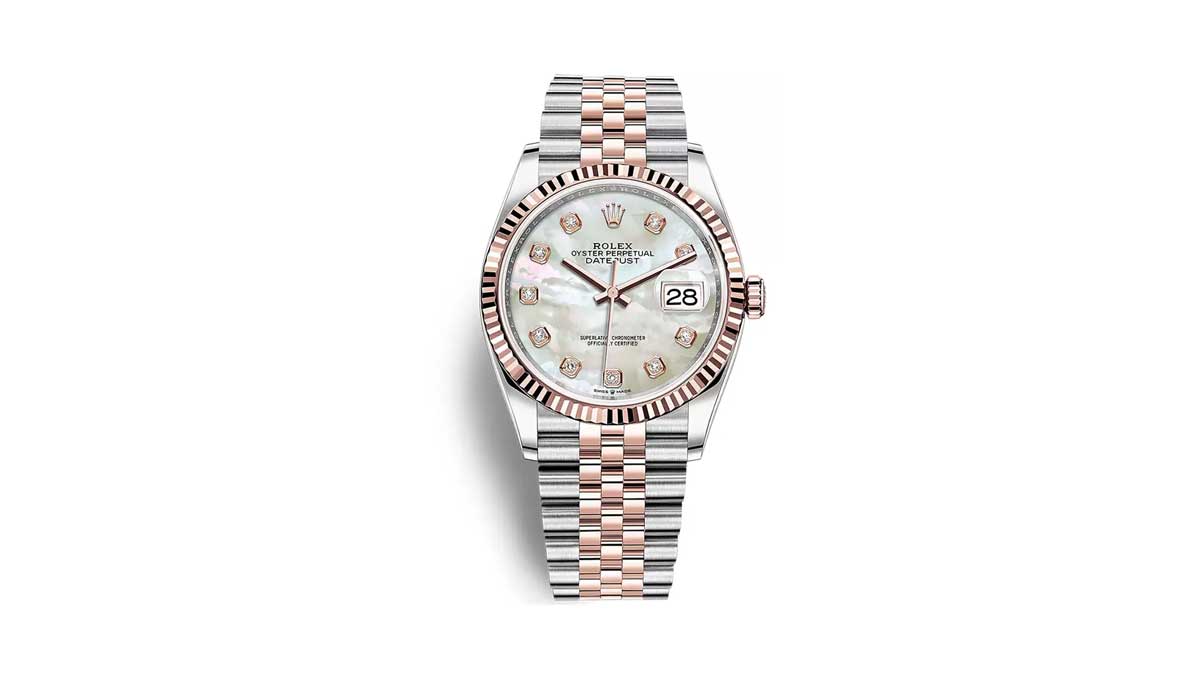ساعت رولکس رزگلد مدل Datejust