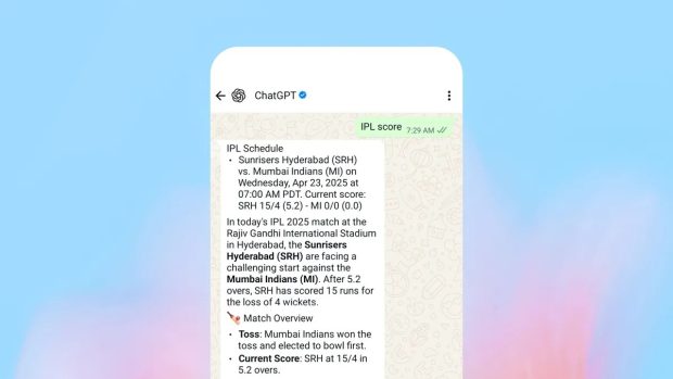 ChatGPT در واتس&zwnj;اپ