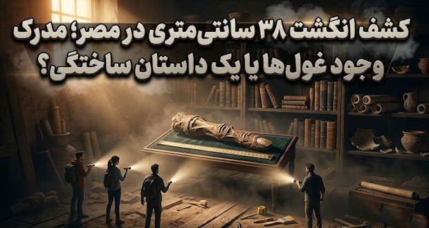 کشف انگشت ۳۸ سانتی&zwnj;متری در مصر؛ مدرک وجود غول&zwnj;ها یا یک داستان ساختگی؟