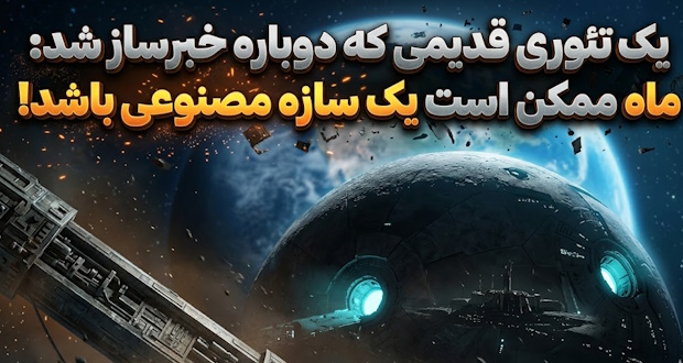 یک تئوری قدیمی که دوباره خبرساز شد: ماه ممکن است یک سازه مصنوعی باشد!