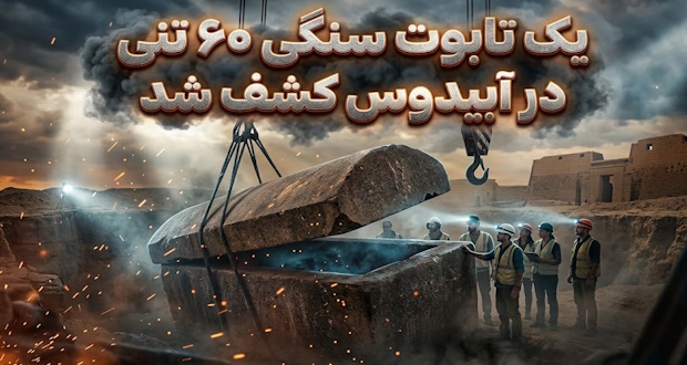 یک تابوت سنگی ۶۰ تنی در آبیدوس کشف شد